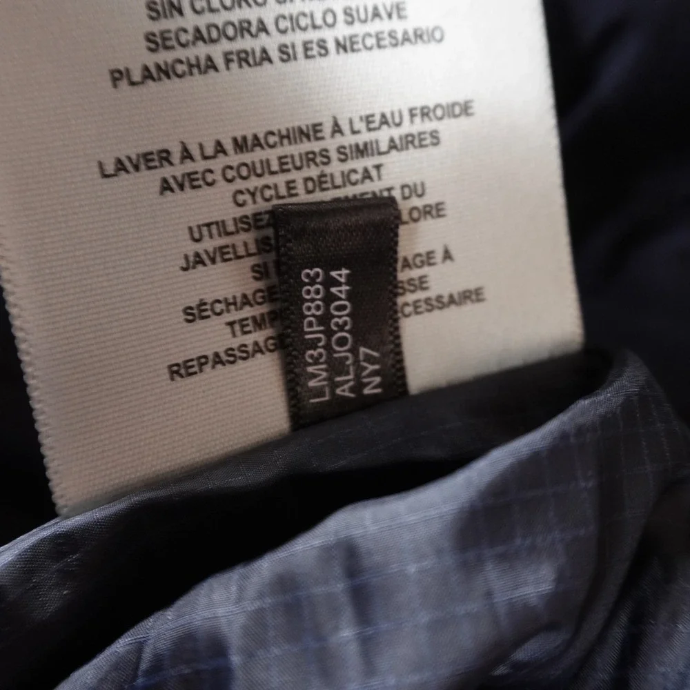 NEW Levis Jacket Mens M Blue Hooded Quilted Parka Insulated Puffer Chore Coat - Picture 12 of 13